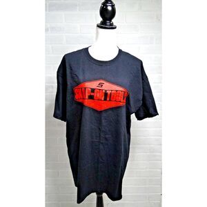Snap On Tools Men's Short‎ Sleeve T-Shirt Size L Premium Black Logo Graphic